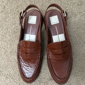 NWOT Dolce Vita Slingback Loafers Size 9.5 Brown